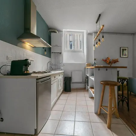 Le Cocon - Cocooning Avec Terrasse - Rue Des Gras Appartement